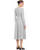 Sandy Liang Sandy Liang Gray Brussels Maxi Dress - 3