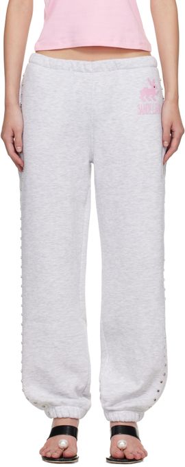 Sandy Liang Sandy Liang Gray Lucius Sweatpants