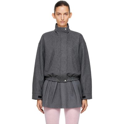 Sandy Liang Sandy Liang Gray Papas Jacket