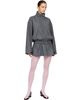 Sandy Liang Sandy Liang Gray Papas Jacket - 4
