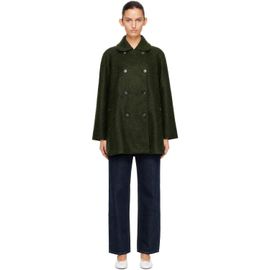 Sandy Liang Sandy Liang Green Huxley Trench Coat