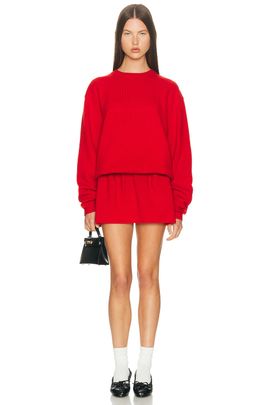 Sandy Liang Kazia Knit Dress in Red