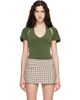Sandy Liang Sandy Liang Khaki Bellini Top - 1