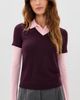 Sandy Liang Sandy Liang Lottie Sweater Burgundy - 2