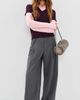 Sandy Liang Sandy Liang Lottie Sweater Burgundy - 5