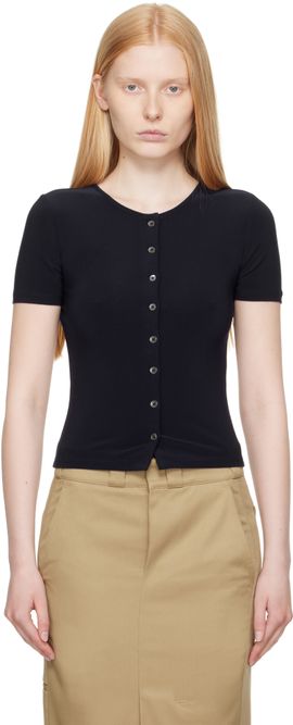 Sandy Liang Sandy Liang Navy Ella Cardigan