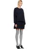 Sandy Liang Sandy Liang Navy Kazia Knit Minidress - 2