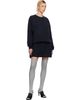 Sandy Liang Sandy Liang Navy Kazia Knit Minidress - 4