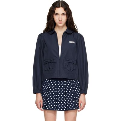 Sandy Liang Sandy Liang Navy Necco Jacket