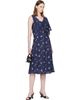 Sandy Liang Sandy Liang Navy Sonata Midi Dress - 4