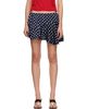 Sandy Liang Sandy Liang Navy Zeno Miniskirt - 1