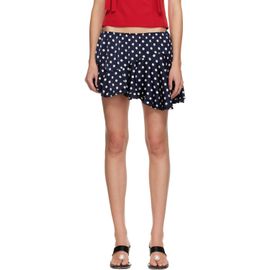 Sandy Liang Sandy Liang Navy Zeno Miniskirt