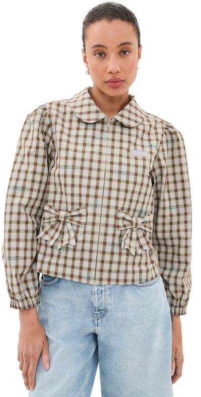 Sandy Liang Sandy Liang Necco Jacket Brown Multi