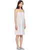 Sandy Liang Sandy Liang Off-White & Blue Lambelle Midi Dress - 2