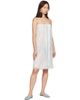 Sandy Liang Sandy Liang Off-White & Blue Lambelle Midi Dress - 4