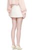 Sandy Liang Sandy Liang Off-White Dottie Miniskirt - 3