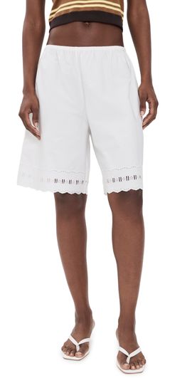 Sandy Liang Sandy Liang Pepita Shorts White