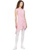 Sandy Liang Sandy Liang Pink Cello Minidress - 4
