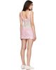 Sandy Liang Sandy Liang Pink Maripose Mini Dress - 3