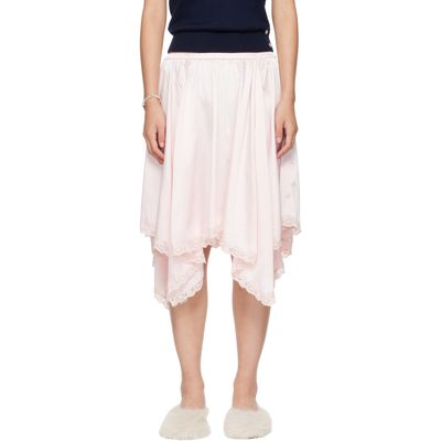 Sandy Liang Sandy Liang Pink Sophie Midi Skirt
