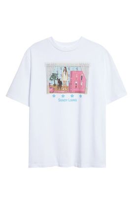Sandy Liang Sandy Liang Simi Boxy Graphic T-Shirt
