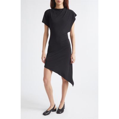 Sandy Liang Sandy Liang Sonar Asymmetric Jersey Cutout Dress