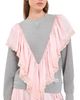 Sandy Liang Sandy Liang Tumble Sweatshirt Grey - 1