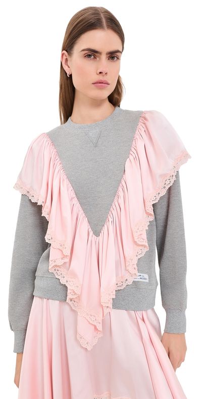 Sandy Liang Sandy Liang Tumble Sweatshirt Grey