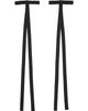 Sandy Liang Sandy Liang Two-Pack Black Recital Bows Hair Clips - 1