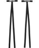 Sandy Liang Sandy Liang Two-Pack Black Recital Bows Hair Clips - 2