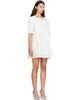 Sandy Liang Sandy Liang White & Blue Daikon Minidress - 2
