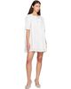 Sandy Liang Sandy Liang White & Blue Daikon Minidress - 4