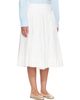 Sandy Liang Sandy Liang White Murano Midi Skirt - 2