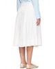 Sandy Liang Sandy Liang White Murano Midi Skirt - 3