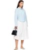 Sandy Liang Sandy Liang White Murano Midi Skirt - 4