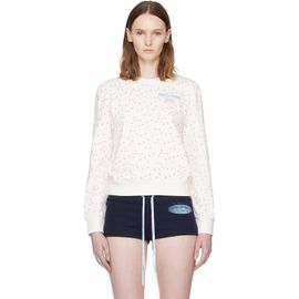 Sandy Liang Sandy Liang White Polka Sweatshirt