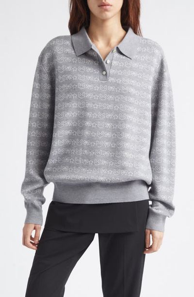 Sandy Liang Sandy Liang Woods Merino Wool Polo Sweater