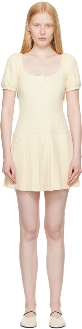 Sandy Liang Sandy Liang Yellow Camden Minidress