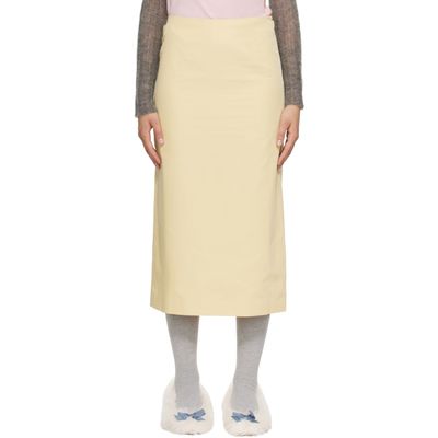 Sandy Liang Sandy Liang Yellow Enoki Midi Skirt