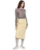 Sandy Liang Sandy Liang Yellow Enoki Midi Skirt - 4