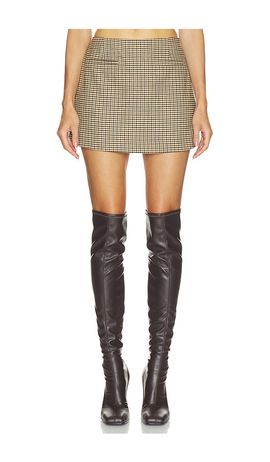 SANS FAFF SANS FAFF Check Mini Skort