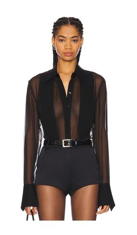 SANS FAFF SANS FAFF Meghan Panelled Silk Blouse