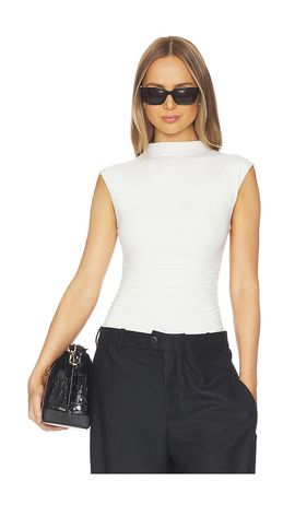 SANS FAFF SANS FAFF Mock Neck Bamboo Bodysuit