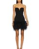 SANS FAFF SANS FAFF Posey Mini Feather Dress - 1
