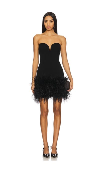 SANS FAFF SANS FAFF Posey Mini Feather Dress