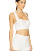 SANS FAFF SANS FAFF Sorrento Linen Halter Bralette - 2