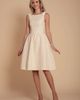 Santinni Santinni Orpheum Bow Detail Wool Tweed Dress - 2