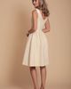 Santinni Santinni Orpheum Bow Detail Wool Tweed Dress - 3