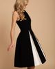 Santinni Santinni Poise Pleated Silk Taffeta Wool Dress - 5