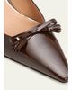 Santoni 55mm Adri Patent Leather Bow Pumps - 5